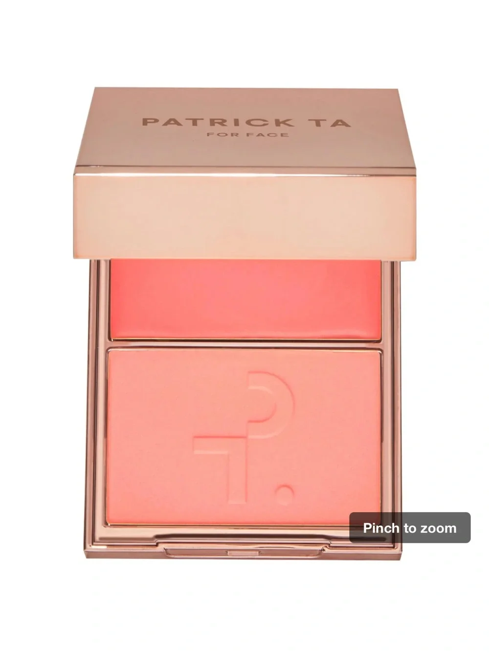 Patrick Ta Major Headlines Dual Blush Compact — Soft Launch